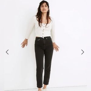 Madewell Classic Straight Jeans in Lunar Wash